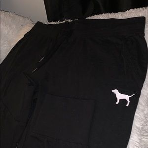 ALL BLACK Pink Joggers